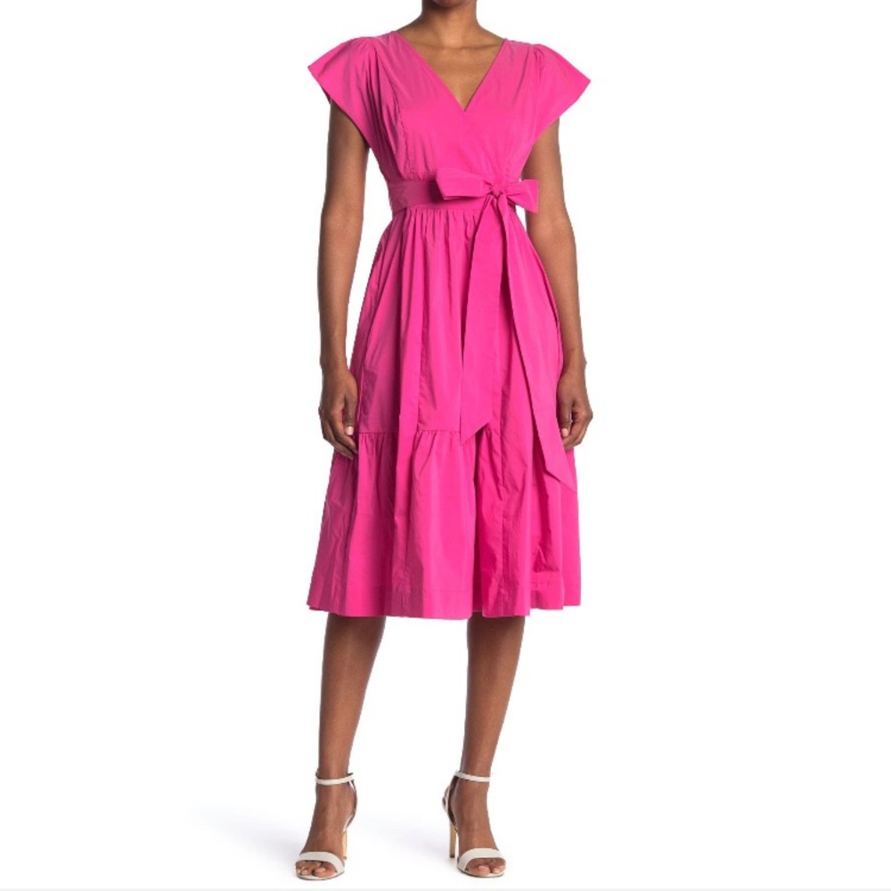 NWT Nordstrom Melloday Poplin Midi Dress